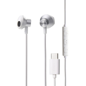 エレコム 高耐久 デジタル式USB Type-C(TM)ヘッドホン インナーイヤー型 シルバー EHP-DF13IMSV-イメージ8