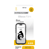 Ｈａｍｅｅ iPhone 16 Pro Max用ラウンドエッジ強化ガラスフィルム ドラゴントレイル IFACE クリア 41-981535