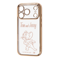 レイ・アウト iPhone 18 Pro用/ 17 Pro用 / トムとジェリー / ソフトケース 精密設計 フレームメッキ / ジェリー_メタリック RC-WP58PFC2PG/TJ54