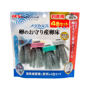 ジェックス メダカ元気 卵のお守り産卵床 4色セット FC79821-イメージ1