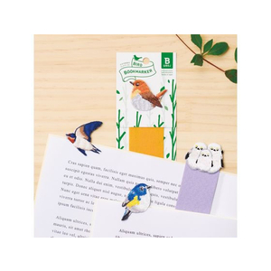 ヒサゴ BIRD BOOKMARKER 刺繍しおり ルリビタキ FCV1981-UTN178-イメージ2