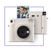 富士フイルム INSSQ1WHITE インスタントカメラ チェキ instax SQUARE