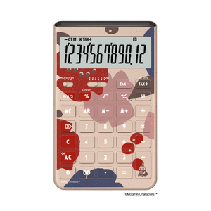 カシオ デザイン電卓Comfyムーミンコラボ電卓 グレイッシュピンク JT-200TMM-PK-N-イメージ1