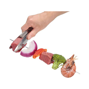 キャプテンスタッグ BBQ つかみやすい串トング 24cm FCL8523UG-3270-イメージ8