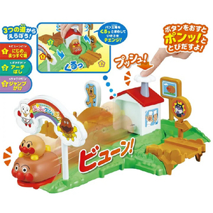 セガフェイブ アンパンマン とびだせ!ぷにぷにプッシュポン あちこちはっしん!くるっとまわしてパン工場! APﾌﾟﾂｼﾕﾎﾟﾝｸﾙﾂﾄﾊﾟﾝｺｳｼﾞﾖｳ-イメージ3