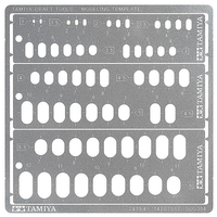 タミヤ モデリングテンプレート (長円 1～6mm) T74154ﾓﾃﾞﾘﾝｸﾞﾌﾟﾚ-ﾄ