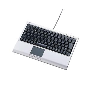 サンワサプライ タッチパッド付キーボード(シルバー) SKB-TP01SVN サンワサプライ タッチパッド付キーボード(シルバー) SKB-TP01SVN
