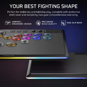 コルセア CORSAIR NOVABLADE PRO ノヴァブレード・プロ・ワイヤレス・ホールエフェクト・レバーレス・コントローラー(PS5/PC用) ブラック CHR-963B01G-WW-イメージ13
