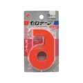 ニチバン セロテープ小巻カッター付まっすぐ切れるタイプクリムゾンレッド F378445-CT-12DCC