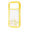 レイ・アウト iPhone 18 Pro用 / 17 Pro用 / ポケットモンスター / Puffull 衝撃吸収 バンパー ハイブリッドケース / ピカチュウとピチュー RC-PP58CMD2CY/PK76