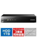 I・Oデータ 3番組同時録画対応ハードディスクレコーダー(1TB) HVTRT3HD1T