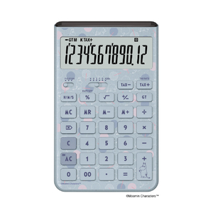 カシオ デザイン電卓Comfyムーミンコラボ電卓 グレイッシュブルー JT-200TMM-BU-N-イメージ1