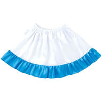 アーテック ソフトサテン 裾フリルスカート 青 FCE160V-19335