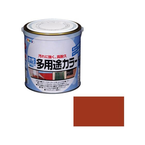 アサヒペン 水性多用途カラー 0.7L 赤さび FC725PM-イメージ1