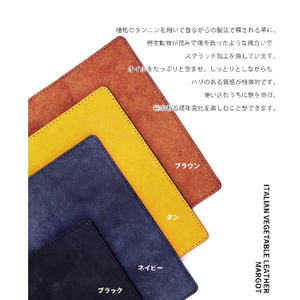 ABBI SIGNATURE iPhone 15用MARGOT イタリアンレザー MagSafe対応ダイアリーケース ブラウン ABS26154I15-イメージ6