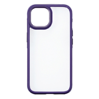 サンクレスト iPhone 15用衝撃吸収ケース IJOY AIR NEWT パープル I37FIJA04