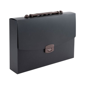 ライオン事務器 キャリングバッグ イロキャリA4 70mmビターショコラ CA-173 FC064TF-12865-イメージ1