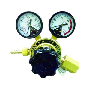 ヤマト産業 全真鍮製酸素調整器 YR-70(関東式) FC135JG-2816172-イメージ1
