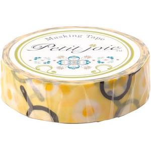 ニチバン Petit joie マスキングテープ 目玉焼き 15mm×18m FCF577T-PJMT-15S073-イメージ1