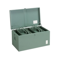 トラスコ中山 TRUSCO/中型車載用工具箱 中皿付 700×420×370 FC859DY-1260227