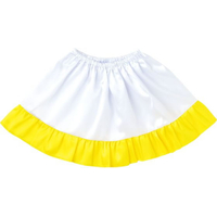 アーテック ソフトサテン 裾フリルスカート 黄 FCE161V-19336