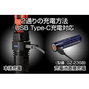 ジェントス 薄型ヘッド作業灯(740ルーメン) Ganz GZ-X233-イメージ6