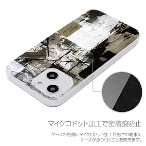 Dparks iPhone 13用ソフトケース Painting Blending MONO DS21155I13-イメージ7