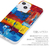 Dparks iPhone 13用ソフトケース Painting Blending MONO DS21155I13-イメージ6