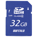 BUFFALO SDHCメモリーカード(Class4・32GB) RSDC-S32GC4B