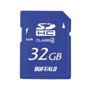 BUFFALO SDHCメモリーカード(Class4・32GB) RSDC-S32GC4B-イメージ1