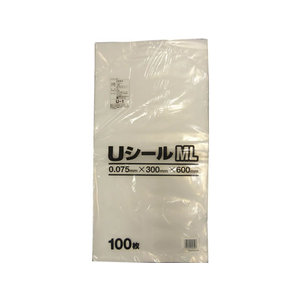 システムポリマー Uシールポリ袋 mｌ 100枚×5袋 FC41503-U-1-イメージ1