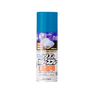 カンペハピオ 水性シリコンカラースプレー スカイブルー 420ml FCB325M-イメージ1