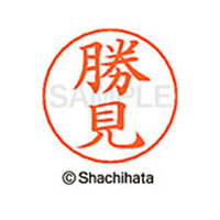 シヤチハタ ネームペン用ネーム シルバー 既製 勝見 FC46494-X-GPS-0723