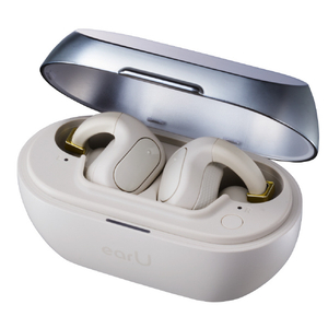 カシオ ヒヤリングアシストイヤフォン earU アイボリーホワイト ER-100PT-WY-イメージ1