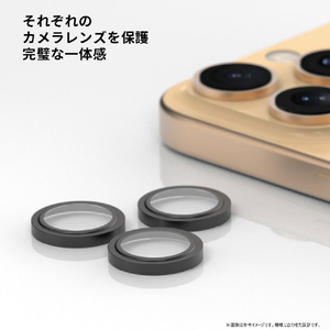 araree iPhone 16 Pro/16 Pro Max用core MR カメラ専用強化ガラスフィルム AR27155I16PR-イメージ5