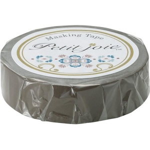 ニチバン Petit joie マスキングテープ チョコレート 15mm×18m FCF578T-PJMT-15S075-イメージ1