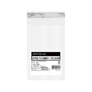今村紙工 OPP袋 シールあり ハガキサイズ 0.025mm厚透明100枚 FC458TC-OPPT25-HA-イメージ1