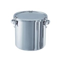 日東金属工業 ステンレスタンク　ストレートクリップ式密閉タンク（フタ付）　100L CTH-47H