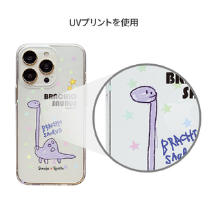 Dparks iPhone 14 Pro用ソフトクリアケース DINO DOODLE DS24155I14P-イメージ10