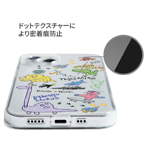 Dparks iPhone 14 Pro用ソフトクリアケース DINO DOODLE DS24155I14P-イメージ11