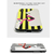 dreamplus iPhone XS/X用STRIPE MIRROR CASE イエローリップ DP10156I8-イメージ7