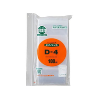 生産日本社（セイニチ） セイニチ/ユニパック 0.04mm D-4 100枚入 #6650004 FCC6938-12065516981
