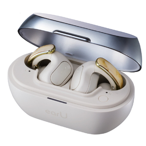 カシオ ヒヤリングアシストイヤフォン earU アイボリーホワイト ER-100SH-WY-イメージ1
