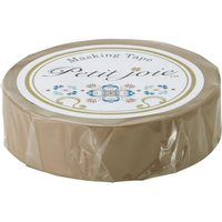 ニチバン Petit joie マスキングテープ カフェラテ 15mm×18m FCF579T-PJMT-15S076