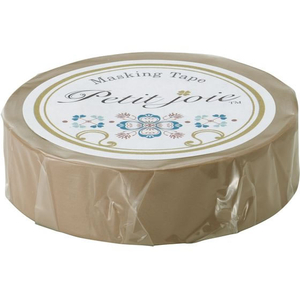 ニチバン Petit joie マスキングテープ カフェラテ 15mm×18m FCF579T-PJMT-15S076-イメージ1