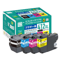 エコリカ エコリカリサイクルインク ECI-BR412XL-4P