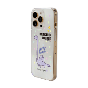 Dparks iPhone 14 Pro用ソフトクリアケース DINO BRACHIOSAURUS DS24156I14P-イメージ2