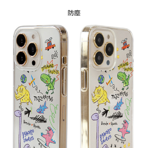 Dparks iPhone 14 Pro用ソフトクリアケース DINO BRACHIOSAURUS DS24156I14P-イメージ9