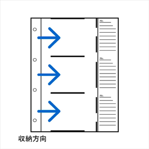 ハクバ 4穴L判6枚用 替台紙(50枚入) A-L6WR50ｲﾘ-イメージ3