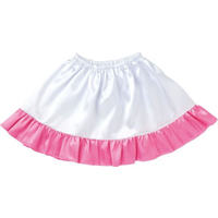 アーテック ソフトサテン 裾フリルスカート 桃 FCE162V-19337